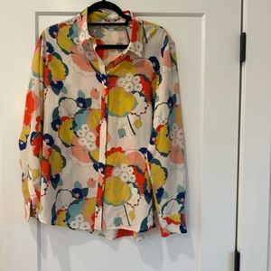 Beatiful Boden poppy blouse.  Size 12.